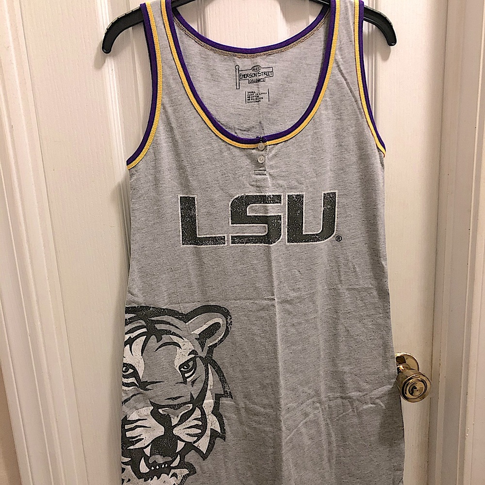 Emerson Street Clothing Collegiate LSU Sleeveless Dress